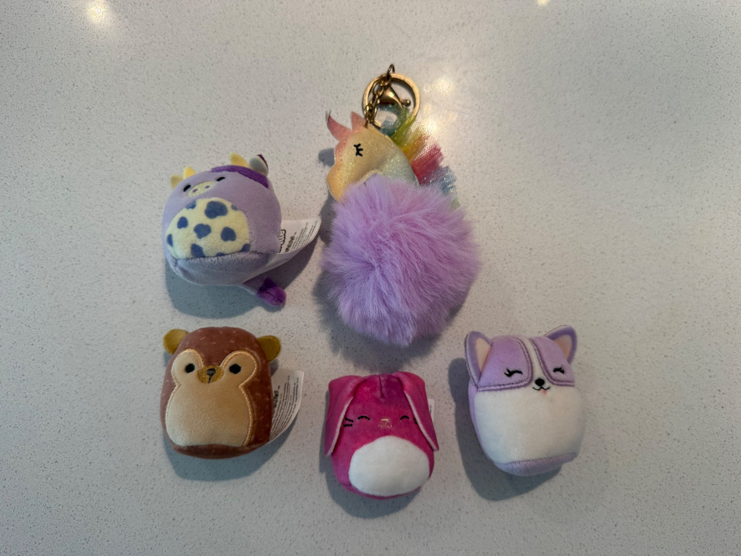 Mini squishmallows + backpack clip