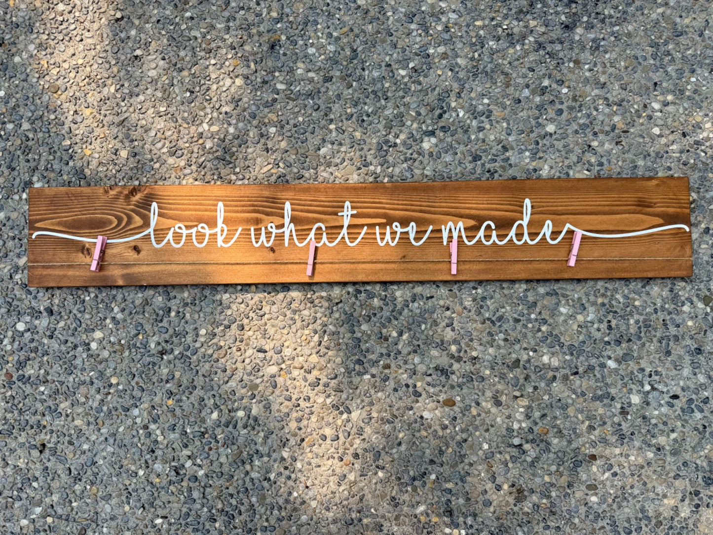 ‘Look what we made’ Art display