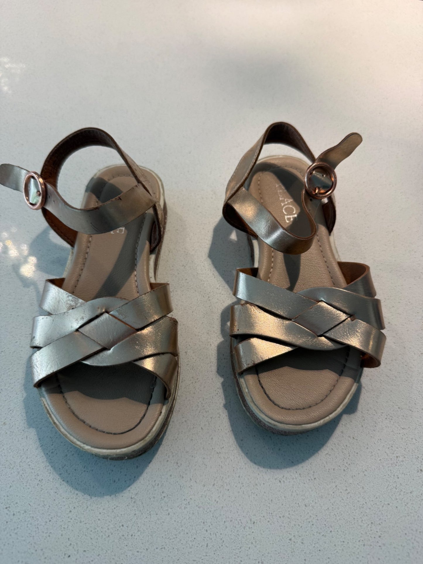 Girls rose gold sandals - size 12 (1 of 2 listings), Shoes 12 (Toddler:2-4yr)