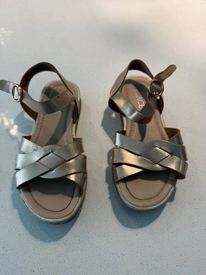 Girls rose gold sandals - size 12 (1 of 2 listings), Shoes 12 (Toddler:2-4yr)