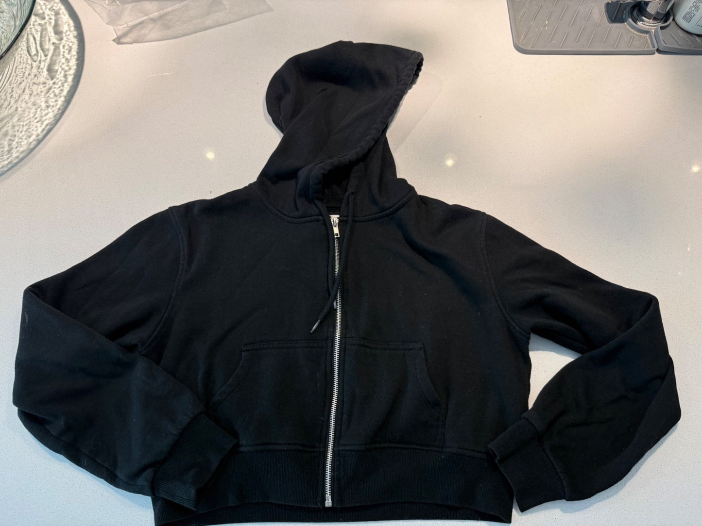 Girls waist length hoodie - size 8-10, Kids 8