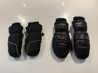Like new insulated mittens - size 2-3 and 3-4, Kids 2T