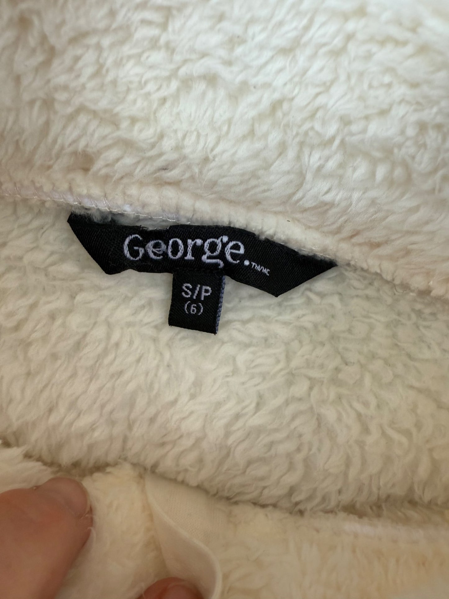 Girls size 6 pullover cream fleece. VGUC., Kids 6/6X
