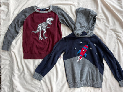 Boys sweaters - size 5 - like new , Kids 5/5T