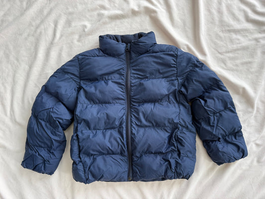 Spring/fall navy puffy jacket - size 4-5 yrs , Kids 4/4T