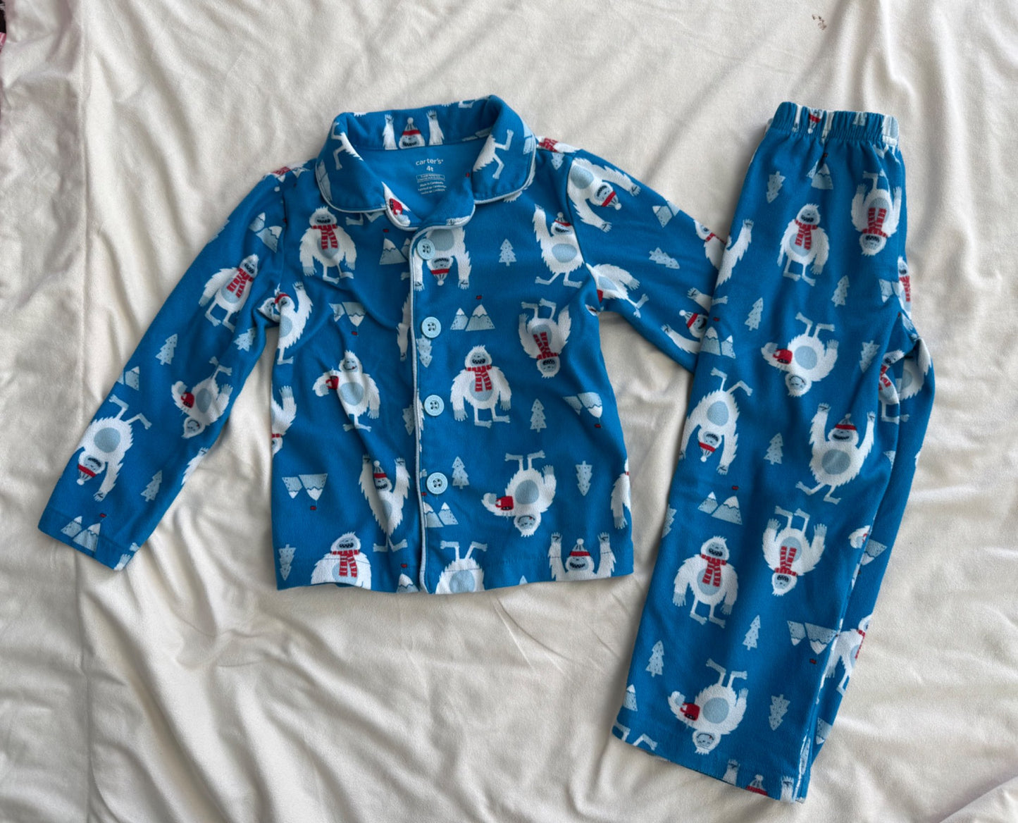 Flannel PJ’s - size 4, Kids 4/4T