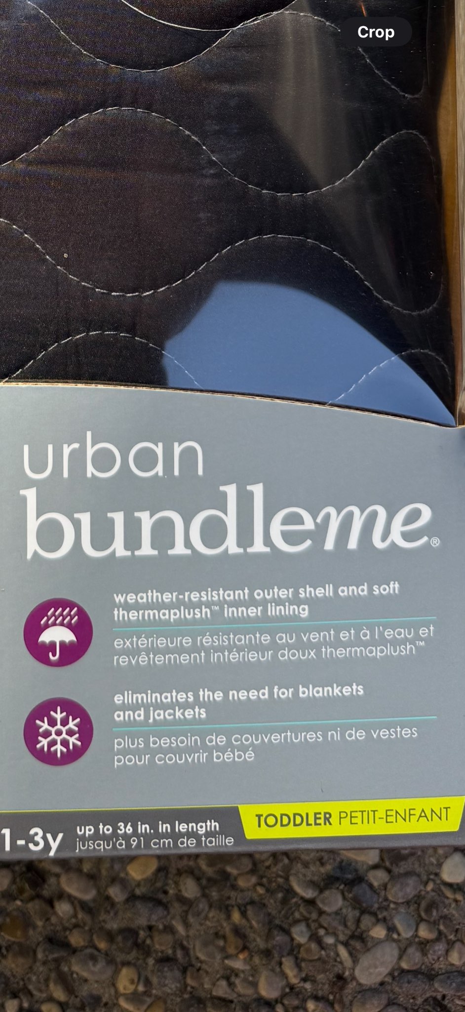 Stroller warm insert - ‘Urban Bundle Me’ - (1-3 yrs up to 36”) BNWT (Retails for $120)