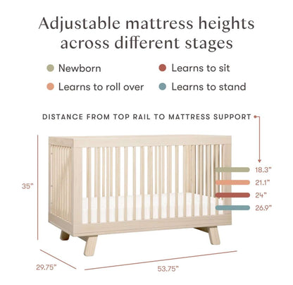 Babyletto Hudson 3-in-1 Convertible Crib