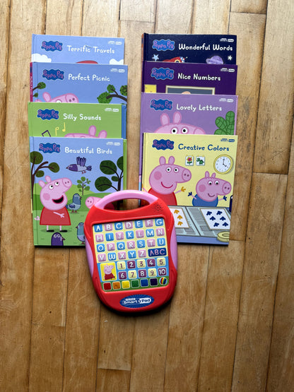 Peppa Pig Interactive Smart Pad & 8 Book Set