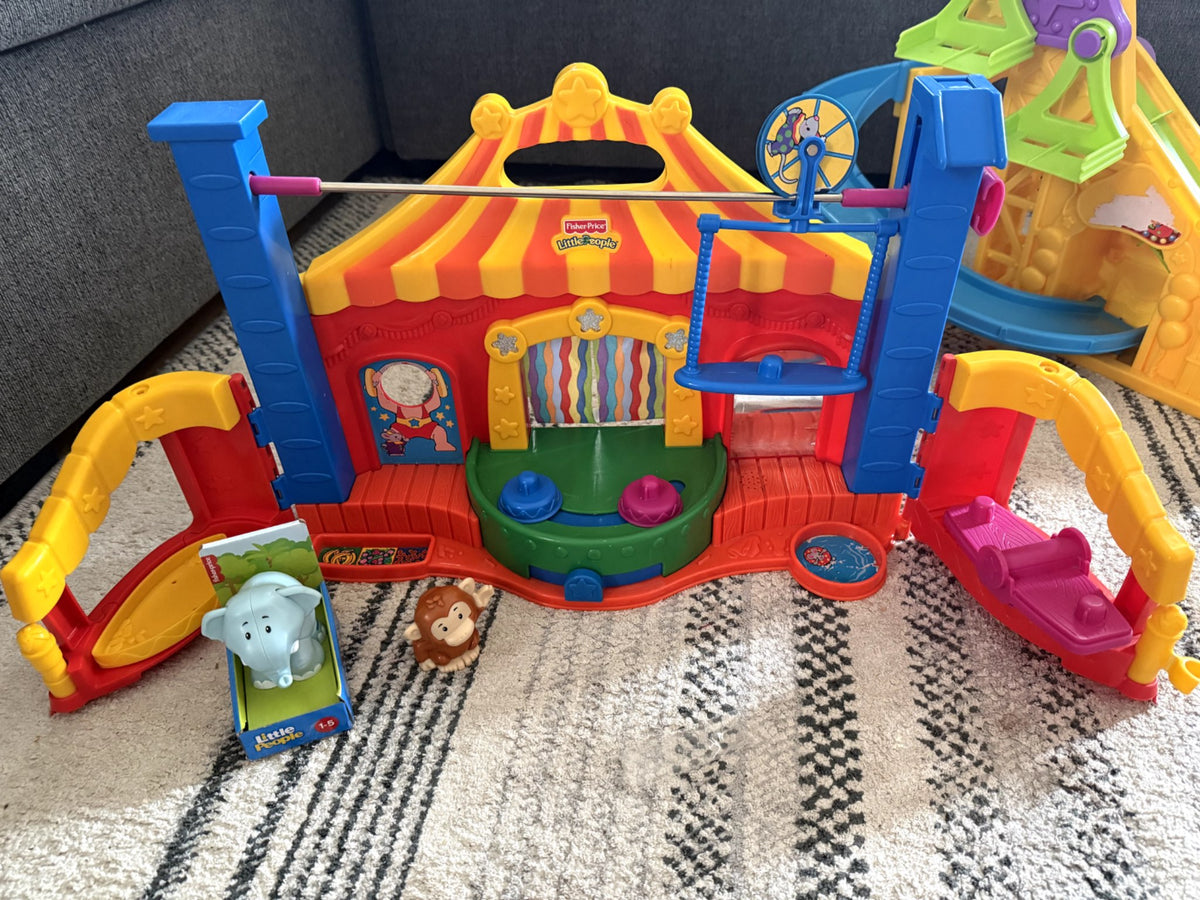 Little People Circus, Roller Coaster & Ferris Wheel Bundle