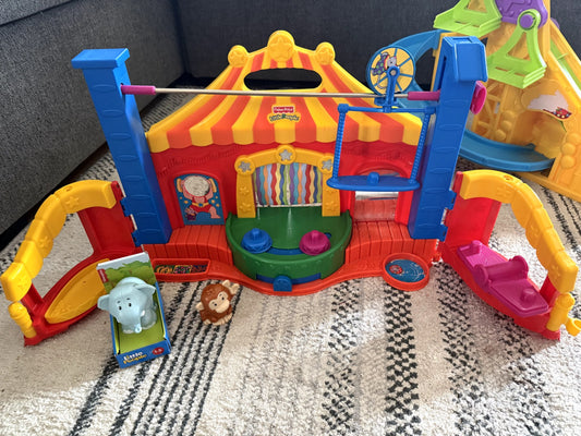 Little People Circus, Roller Coaster & Ferris Wheel Bundle