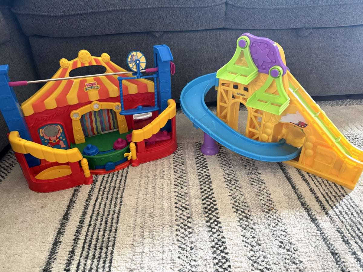 Little People Circus, Roller Coaster & Ferris Wheel Bundle