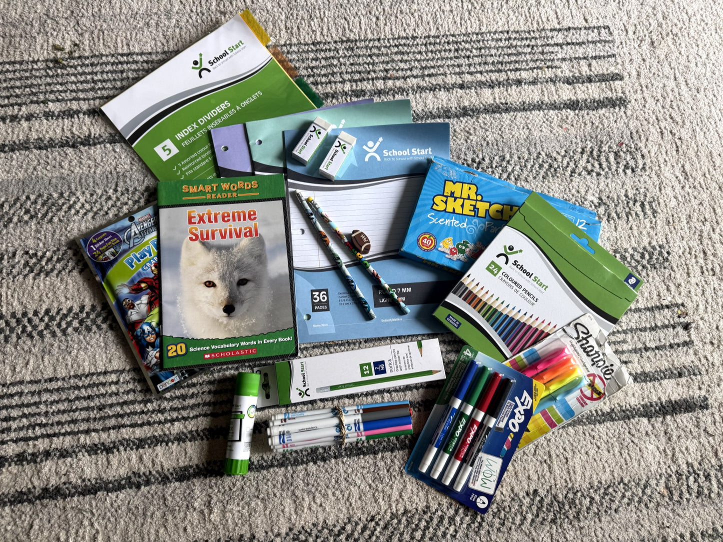 Back-to-School Learning Bundle – School Supplies + Reading Fun