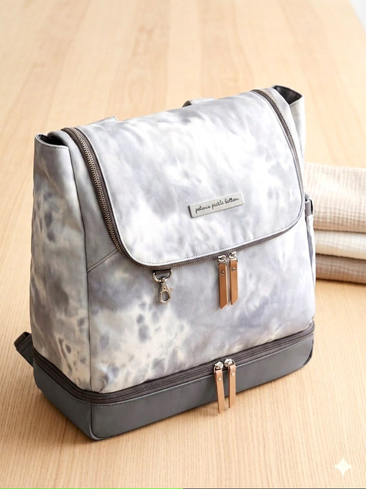Petunia Pickle Bottom Pivot Pack Diaper Bag – Smoke Swirl Tie-Dye