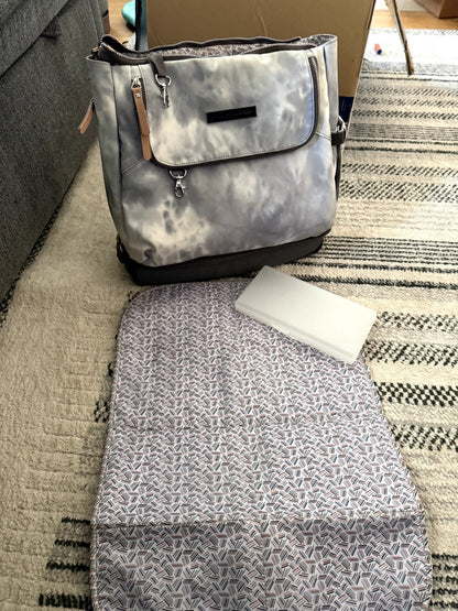 Petunia Pickle Bottom Pivot Pack Diaper Bag – Smoke Swirl Tie-Dye