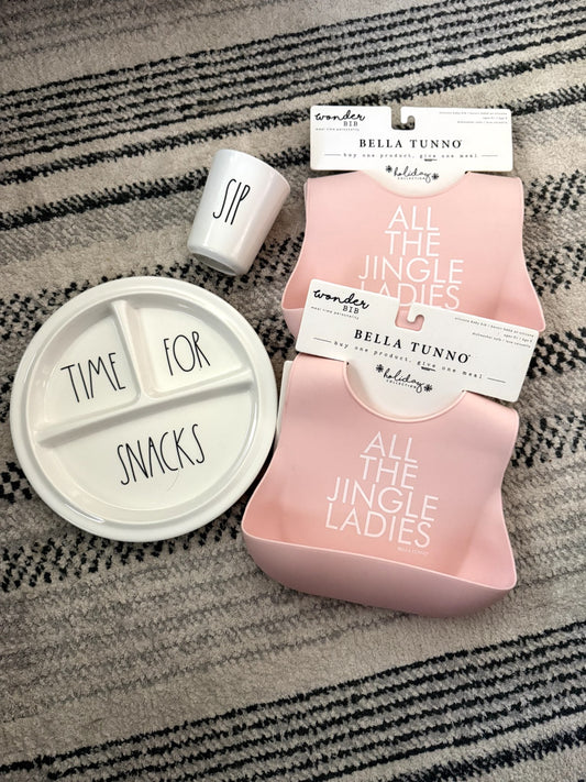 Dishes and Bibs Bundle