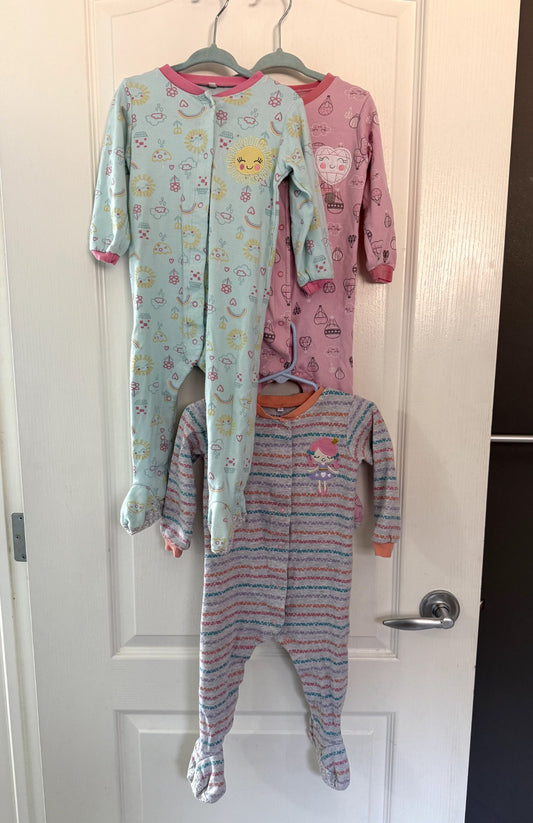 Snap Pajamas Bundle 18M, Kids 18 Month (12-18M)