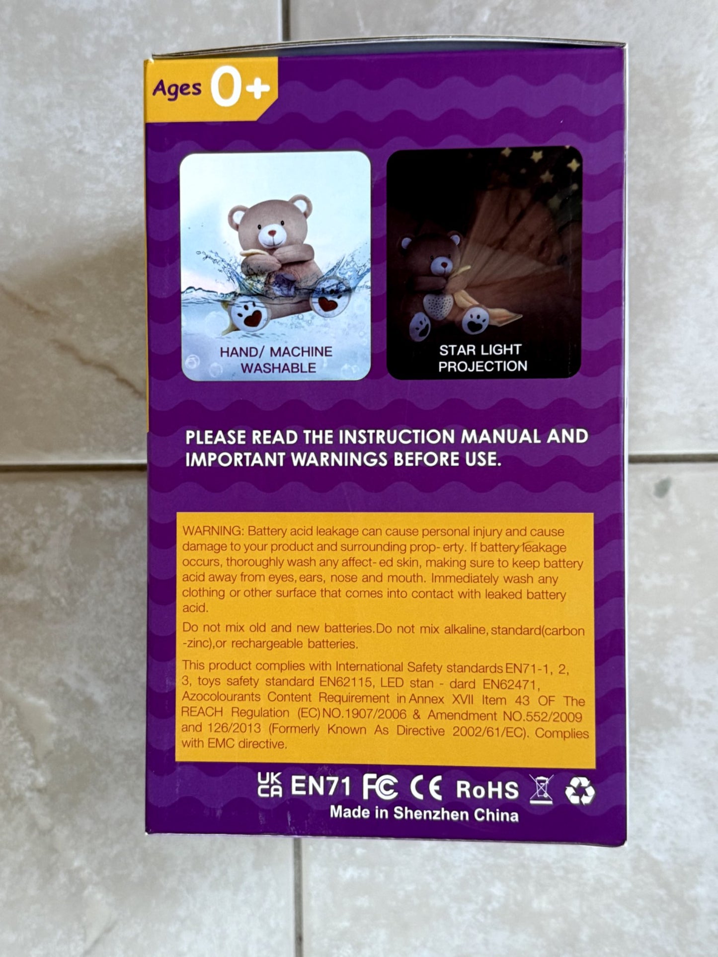 Teddy Bear Noise and Light Machine