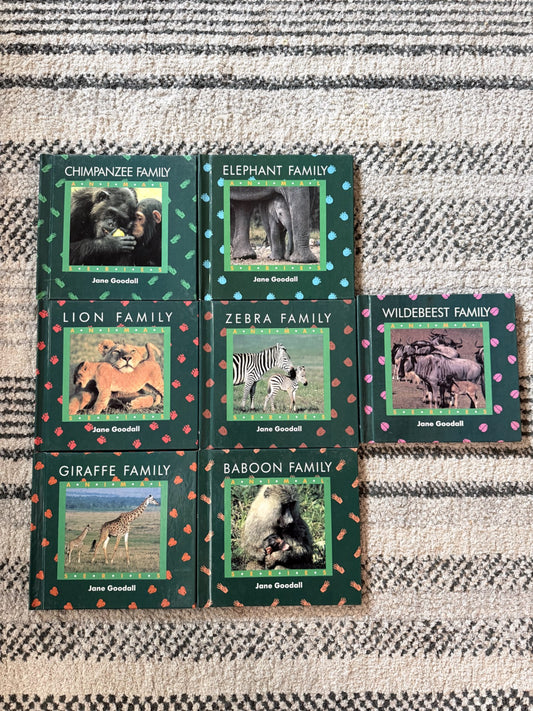 Jane Goodall's Animal Series Hardcover Book Lot