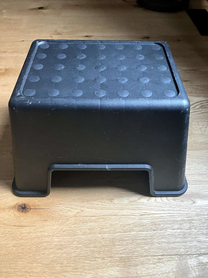 IKEA plastic step stool - black