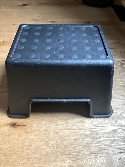 IKEA plastic step stool - black
