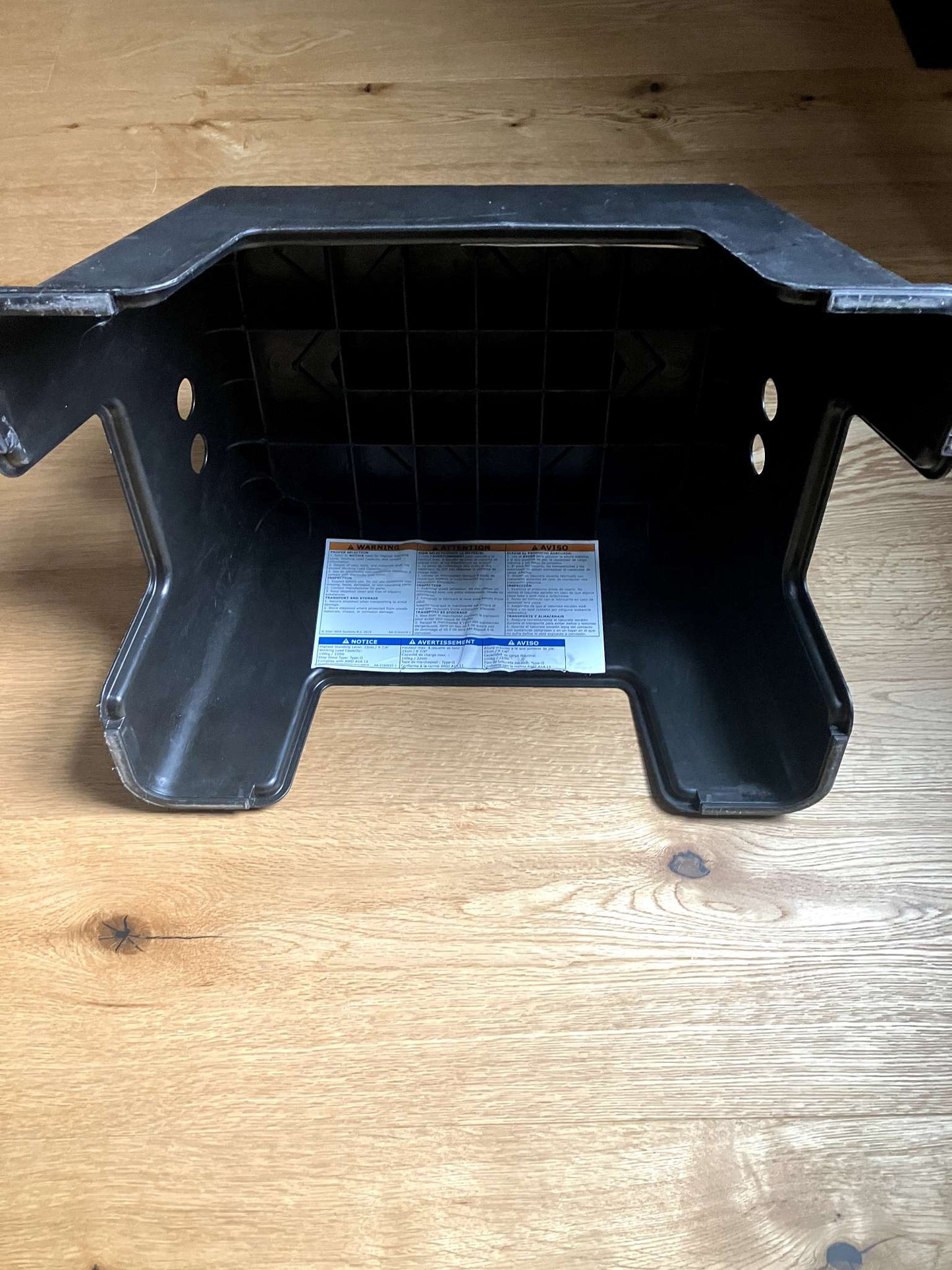 IKEA plastic step stool - black