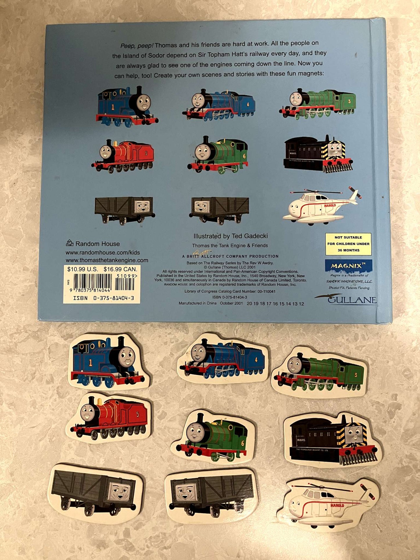 Thomas the train magnetic book