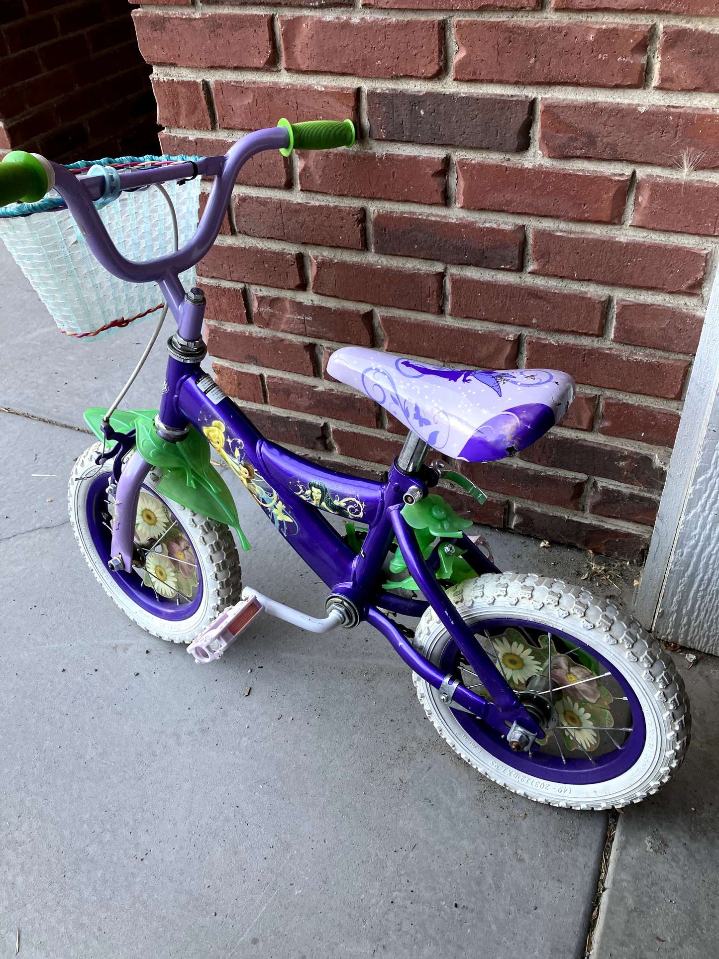 Tiana bike without training wheels