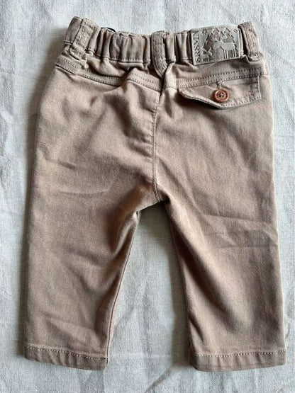 9-12m Souris Mini Tan Baby Chino Pants 68CM, Kids 12 Month (9-12M)