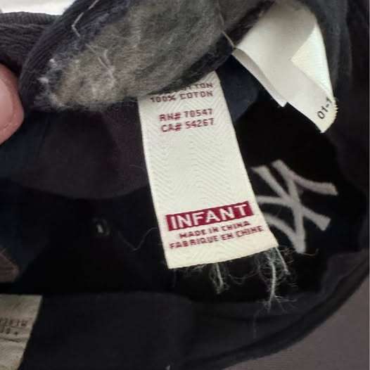 Infant NY Yankees Baseball Cap