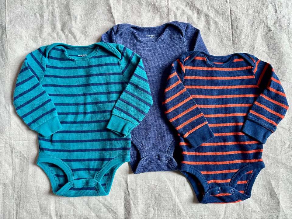 12m Simple Joys by Carter's Baby Bodysuits x3, Kids 12 Month (9-12M)