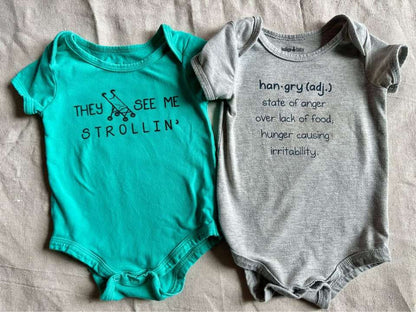 6-12m Indigo Baby Baby Bodysuits X2, Kids 12 Month (9-12M)