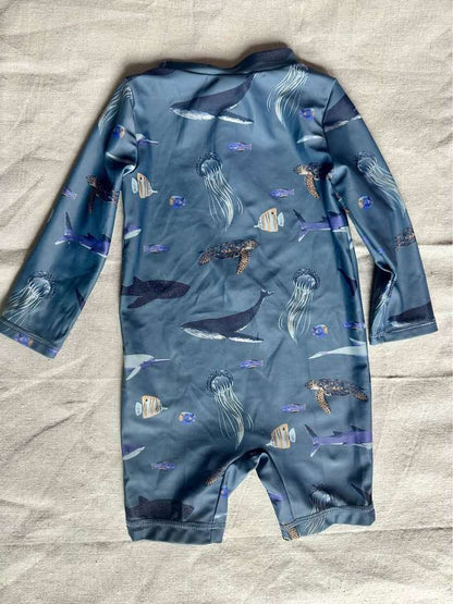 9M Little Planet by Carter's long sleeve swim suit, Kids 9 Month (6-9M)