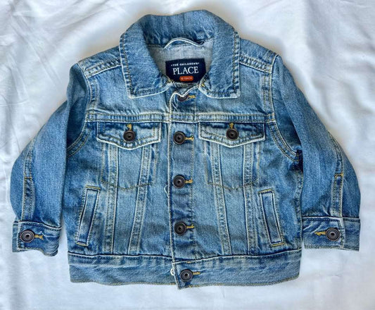 9-12m Jean jacket- fits larger, Kids 12 Month (9-12M)