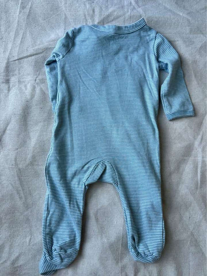 3-6m Carter's Striped Bear Footed Sleeper, Kids 6 Month (3-6M)