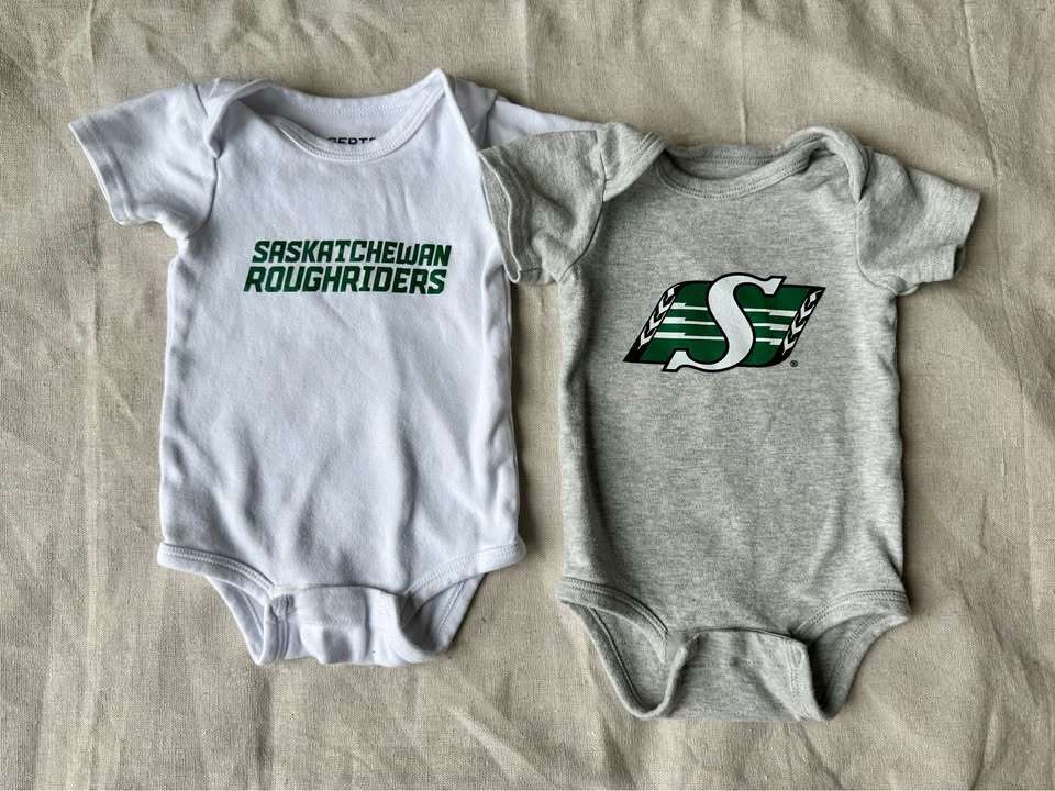 3-6M Saskatchewan Roughriders Baby Onesies, Kids 6 Month (3-6M)