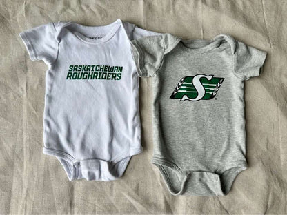 3-6M Saskatchewan Roughriders Baby Onesies, Kids 6 Month (3-6M)