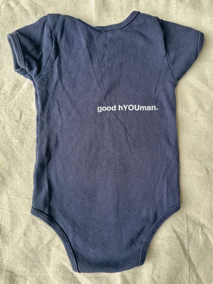 3-6M good hYOUman Black Baby Onesie, Kids 6 Month (3-6M)