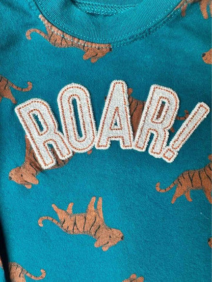 3-6m Tiger Roar Long Sleeve Shirt, Kids 6 Month (3-6M)