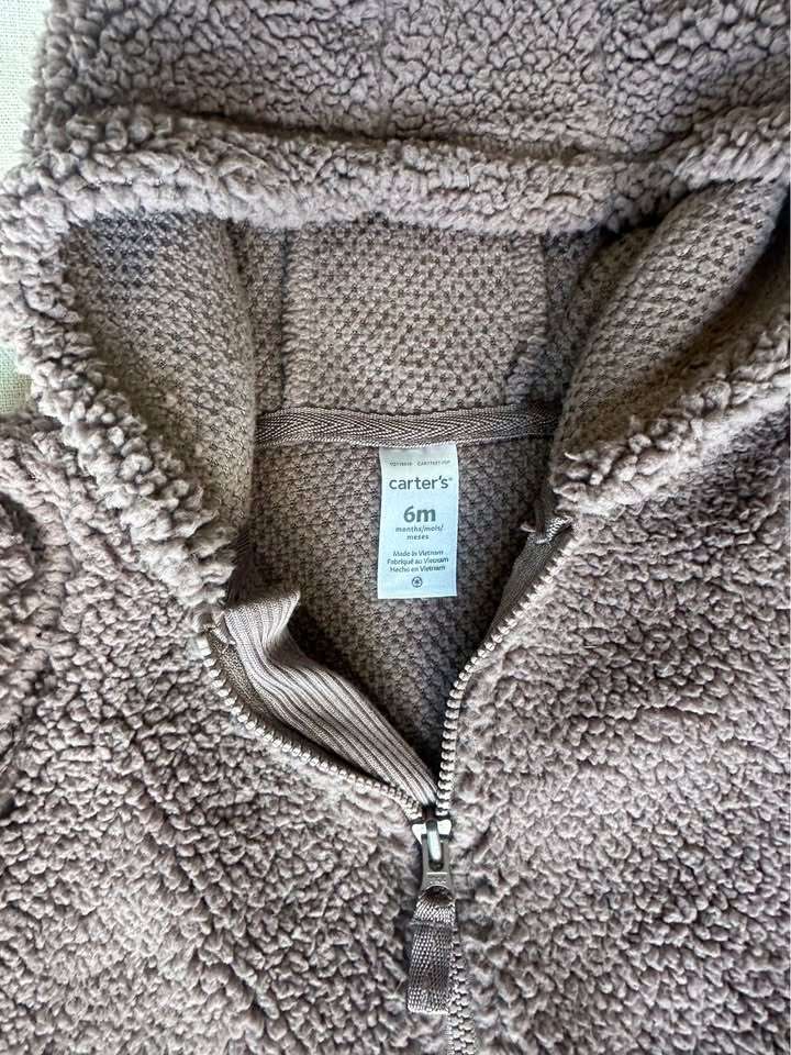 6m Carter's Sherpa Bunting Suit, Kids 6 Month (3-6M)