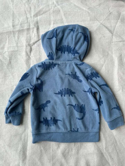 3-6m Dinosaur Fleece Hoodie, Kids 6 Month (3-6M)