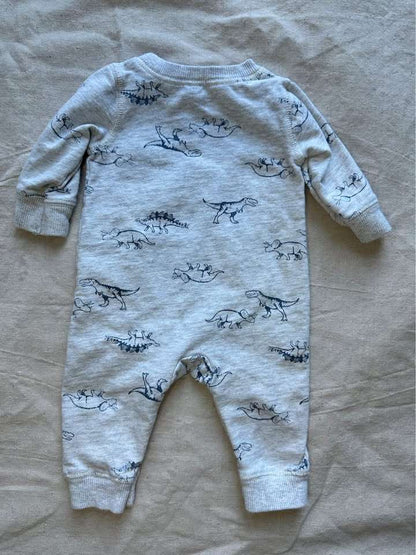 6m Carter's Dinosaur Print Romper, Kids 6 Month (3-6M)