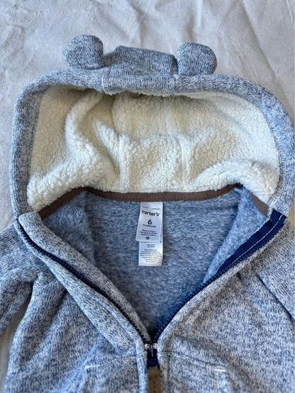 6m Fleece Knit Bunting Suit, Kids 6 Month (3-6M)