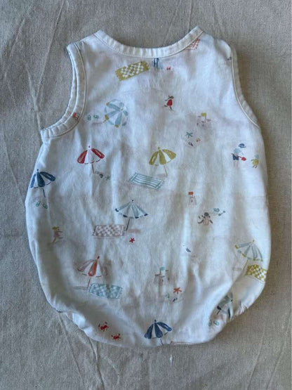 3-6m Pehr Beach Print Romper MSRP $45, Kids 6 Month (3-6M)