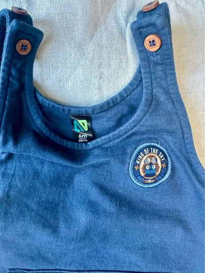 3-6m Nano Cotton Overalls, Kids 6 Month (3-6M)