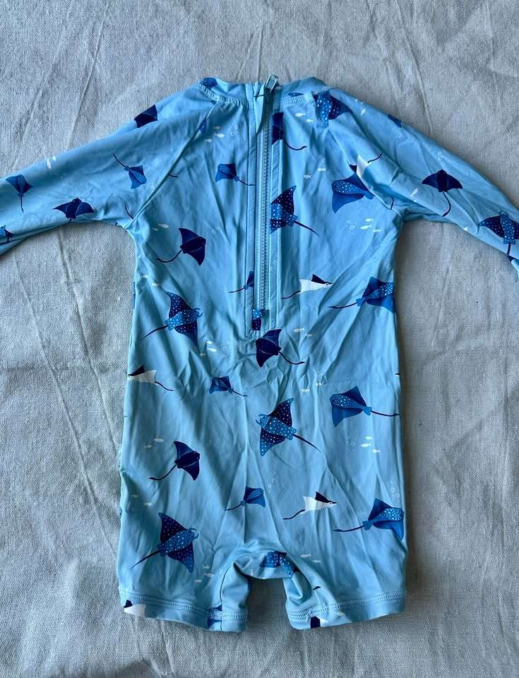 3-6m Petit Lem Boys Long Sleeve Swimsuit, Kids 6 Month (3-6M)