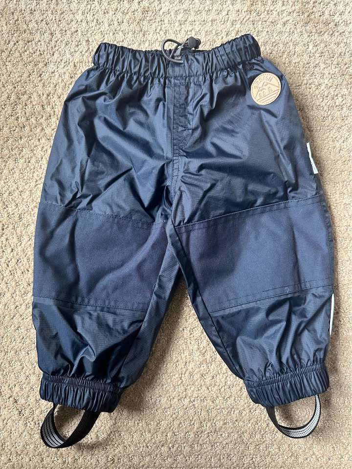 12-18m Souris Mini jersey lined splash pants MSRP $50, Kids 18 Month (12-18M)