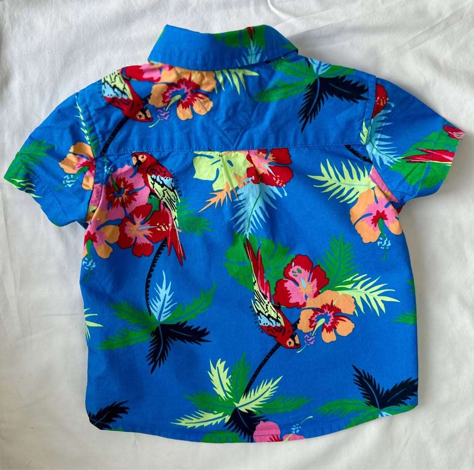 12m Tommy Hilfiger Hawaii Shirt, Kids 12 Month (9-12M)