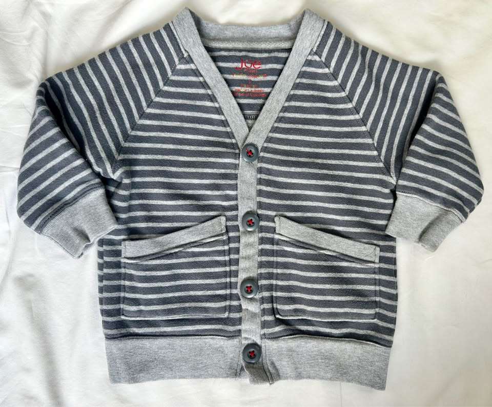 24 month Joe Fresh grey striped cardigan, Kids 24 Month (18-24M)