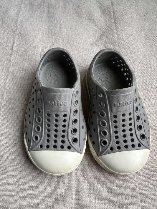 C4 Native Jefferson Grey Shoes, Shoes 4 (Baby: 0-12 mth)